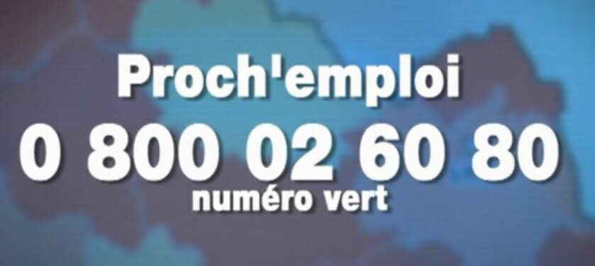 Proch'Emploi de Xavier Bertrand numéro vert 0800 02 60 80